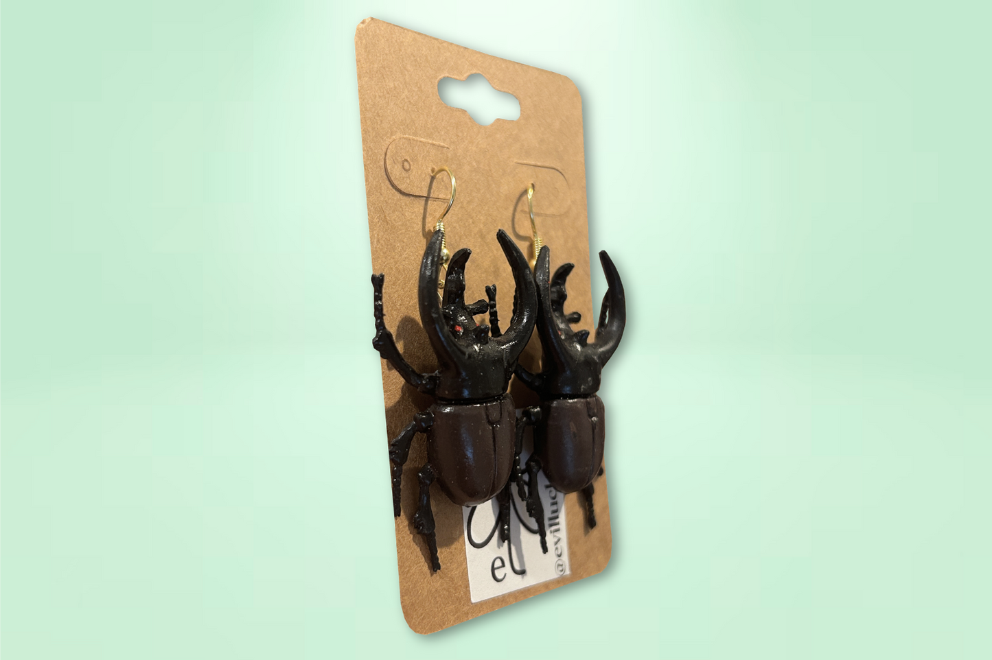 Beetle Earrings