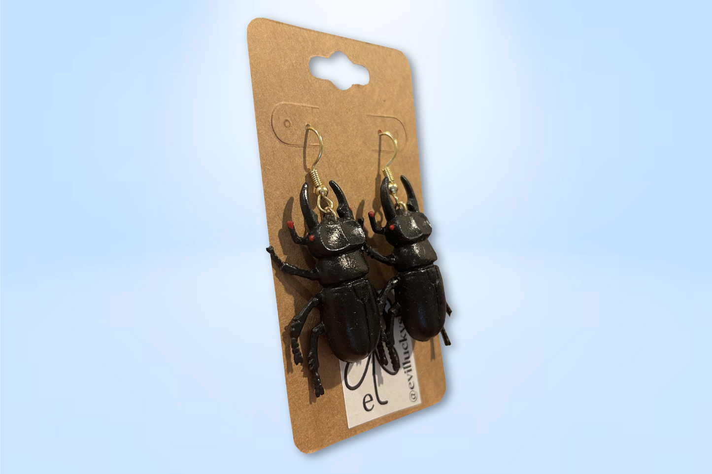 Beetle Earrings