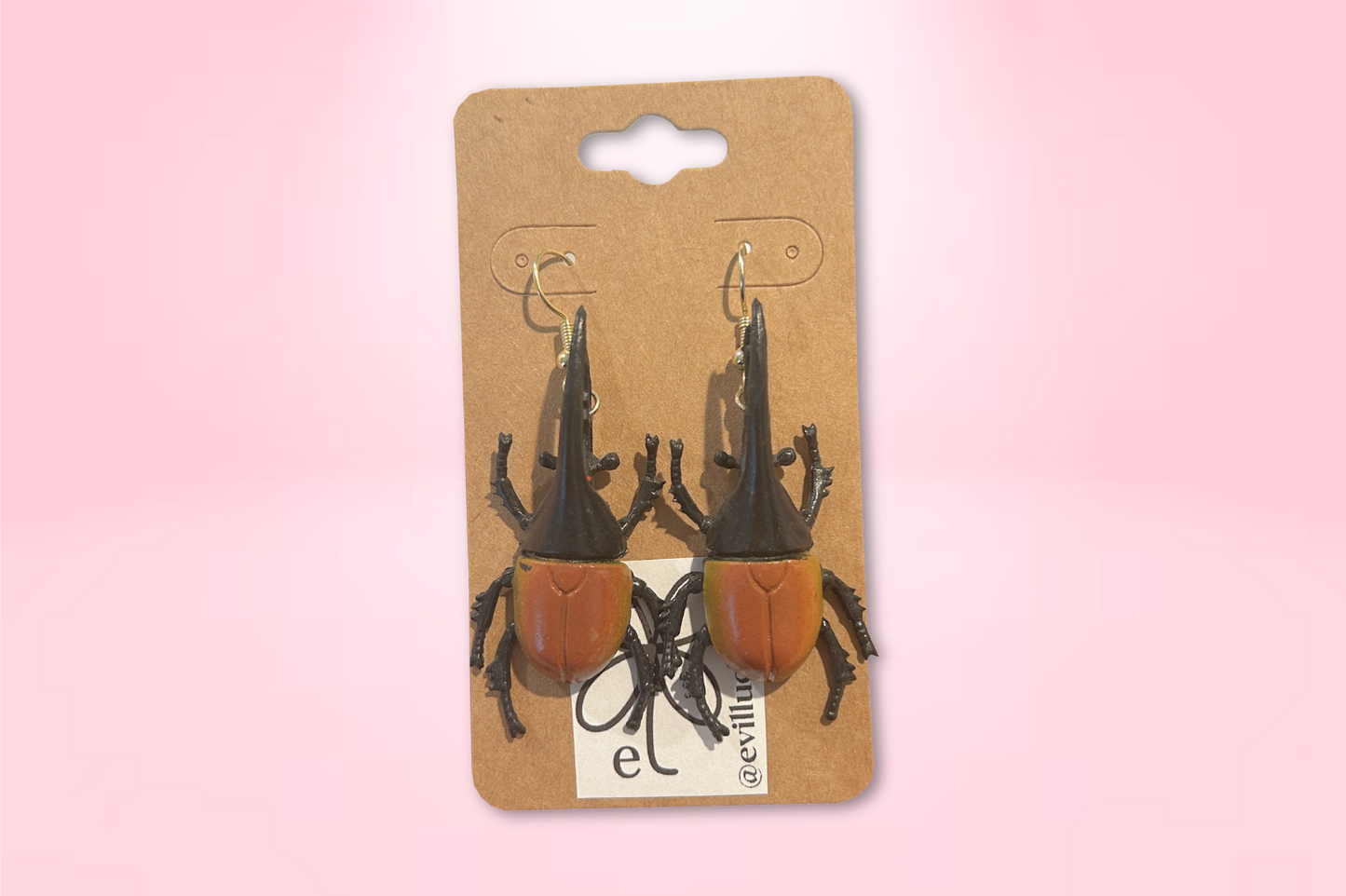Beetle Earrings