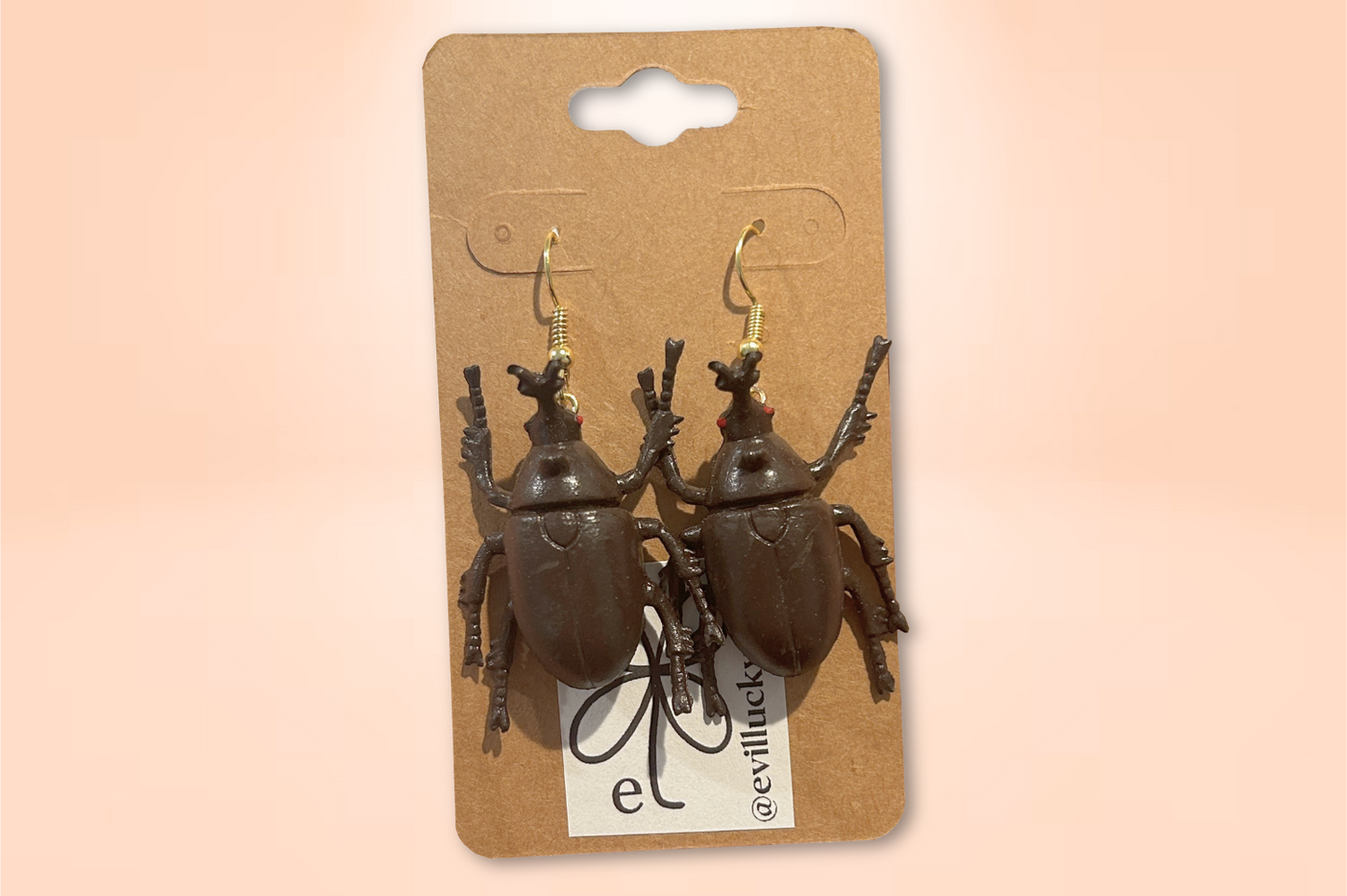 Beetle Earrings