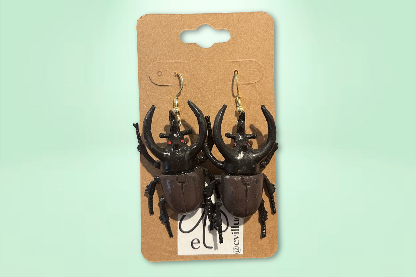 Beetle Earrings