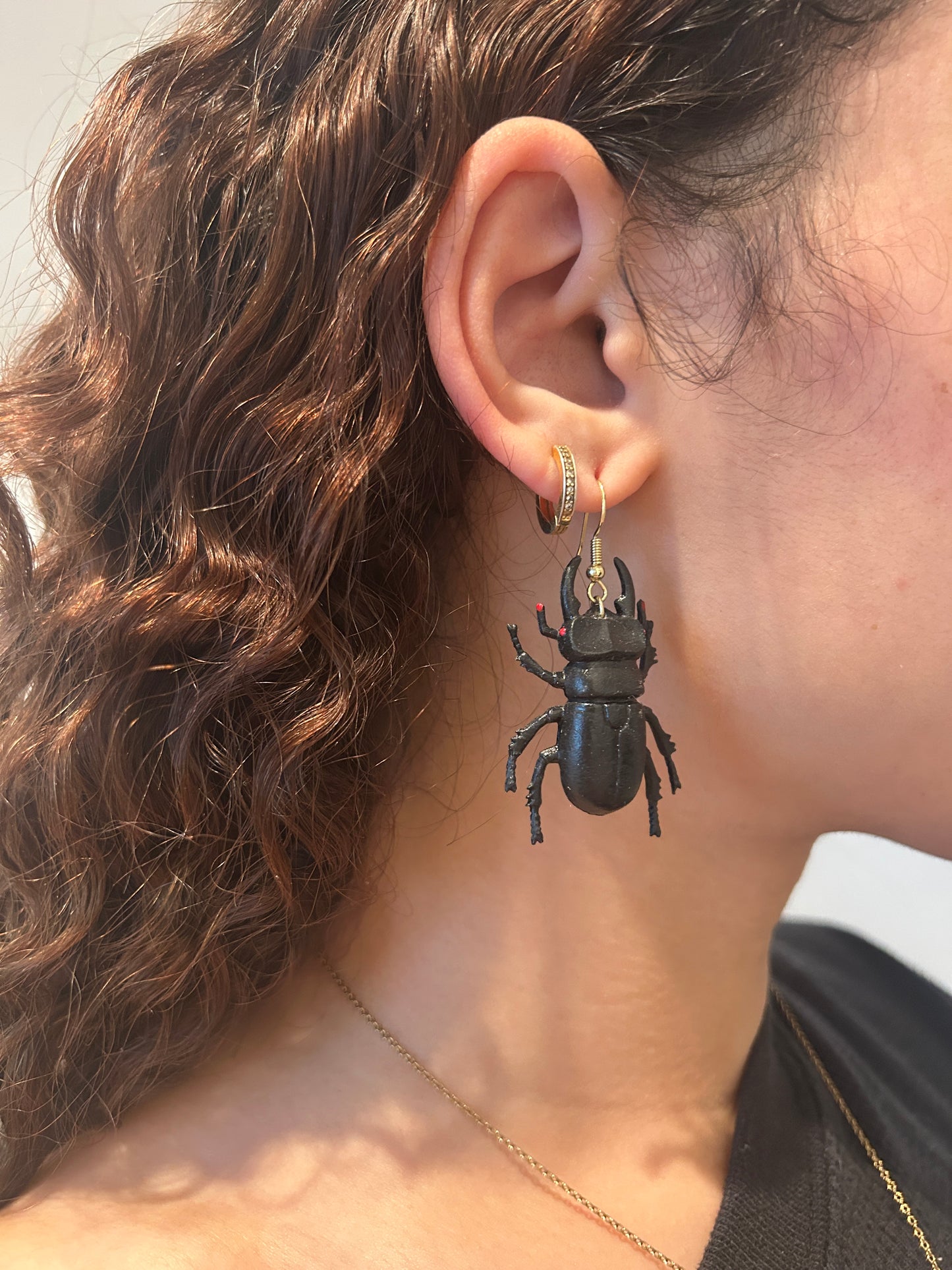 Beetle Earrings