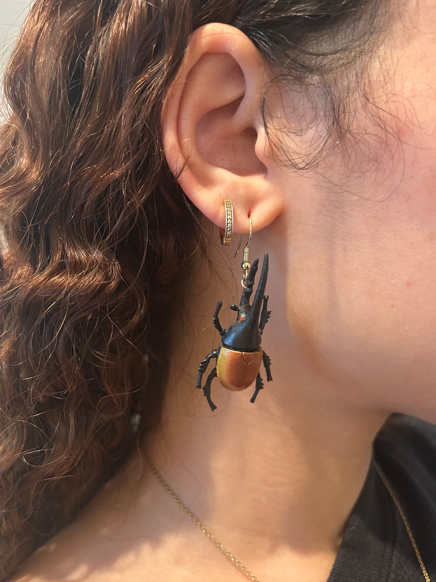 Beetle Earrings