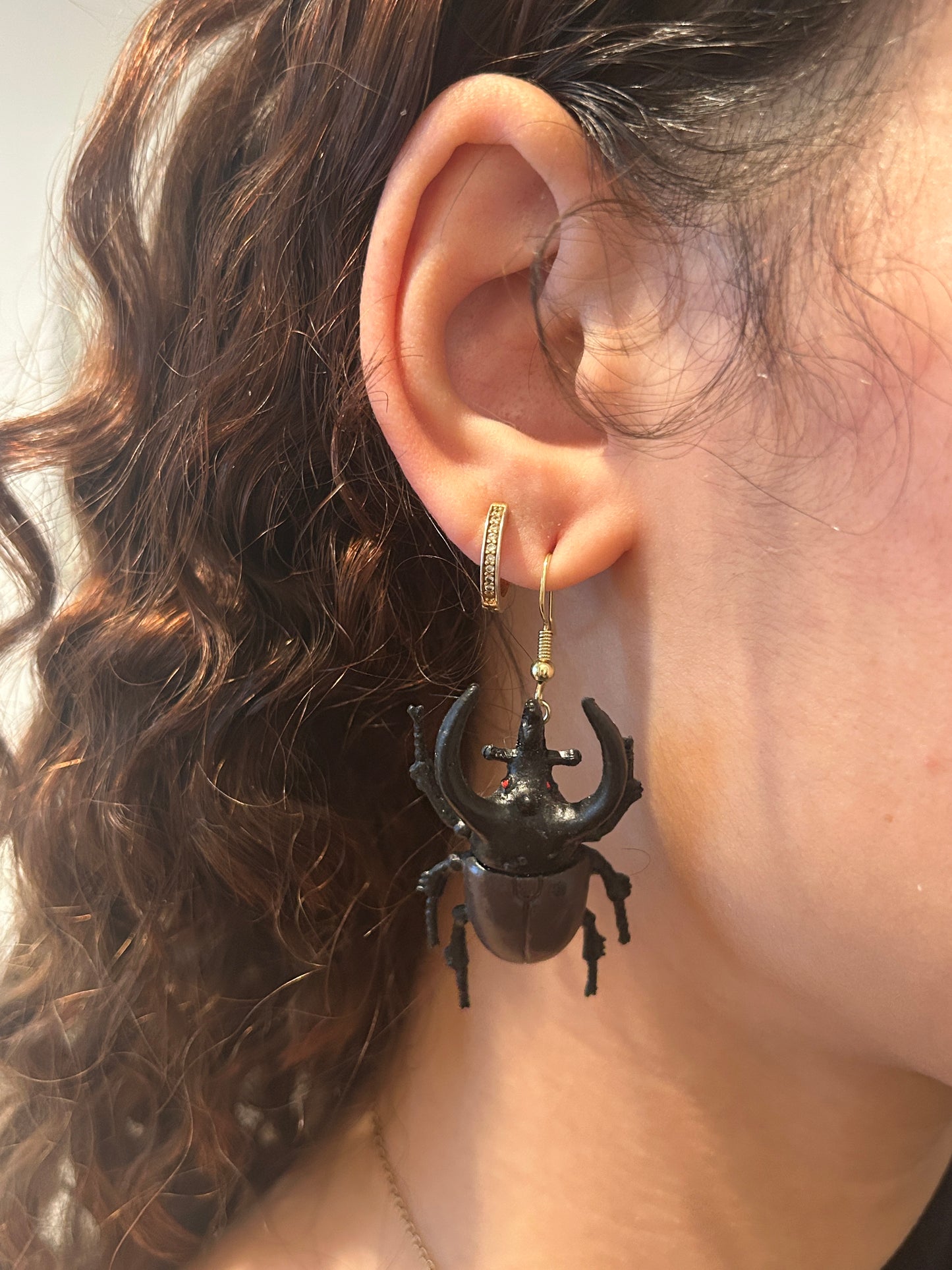 Beetle Earrings