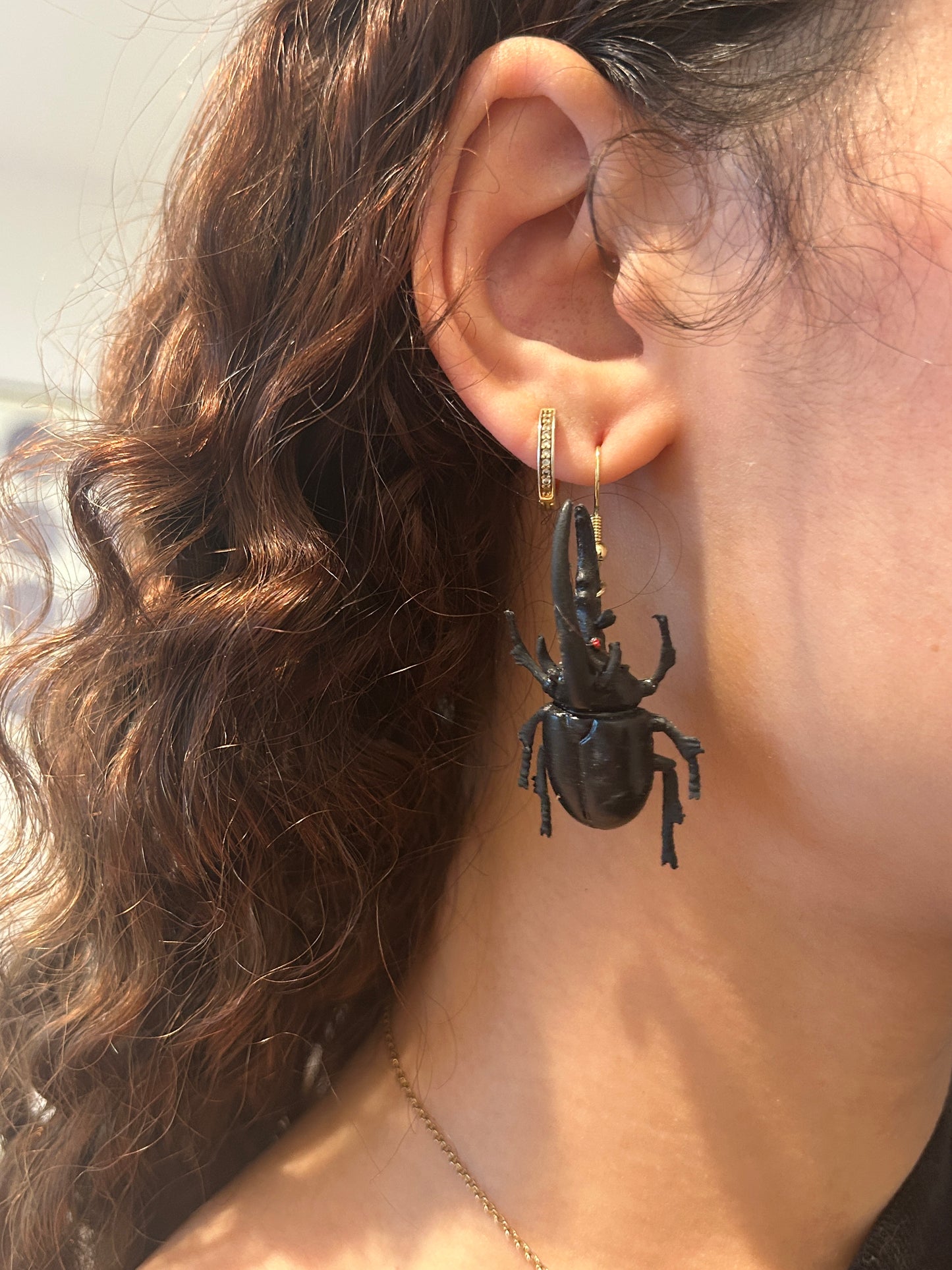 Beetle Earrings