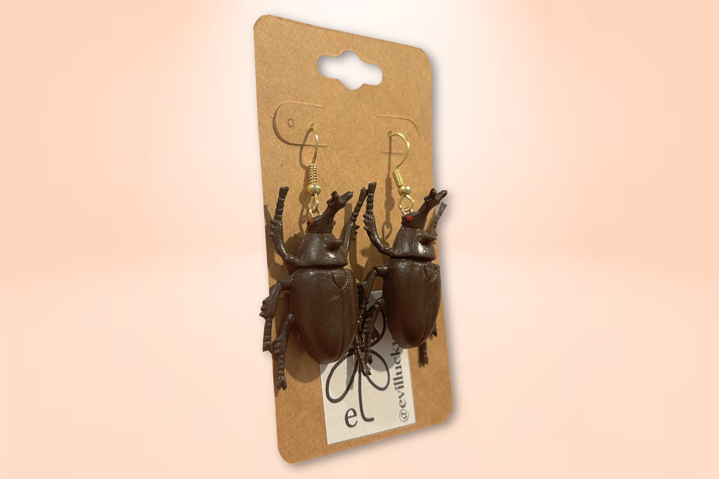 Beetle Earrings