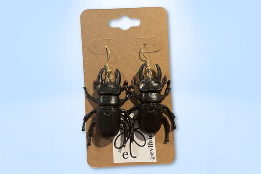 Beetle Earrings
